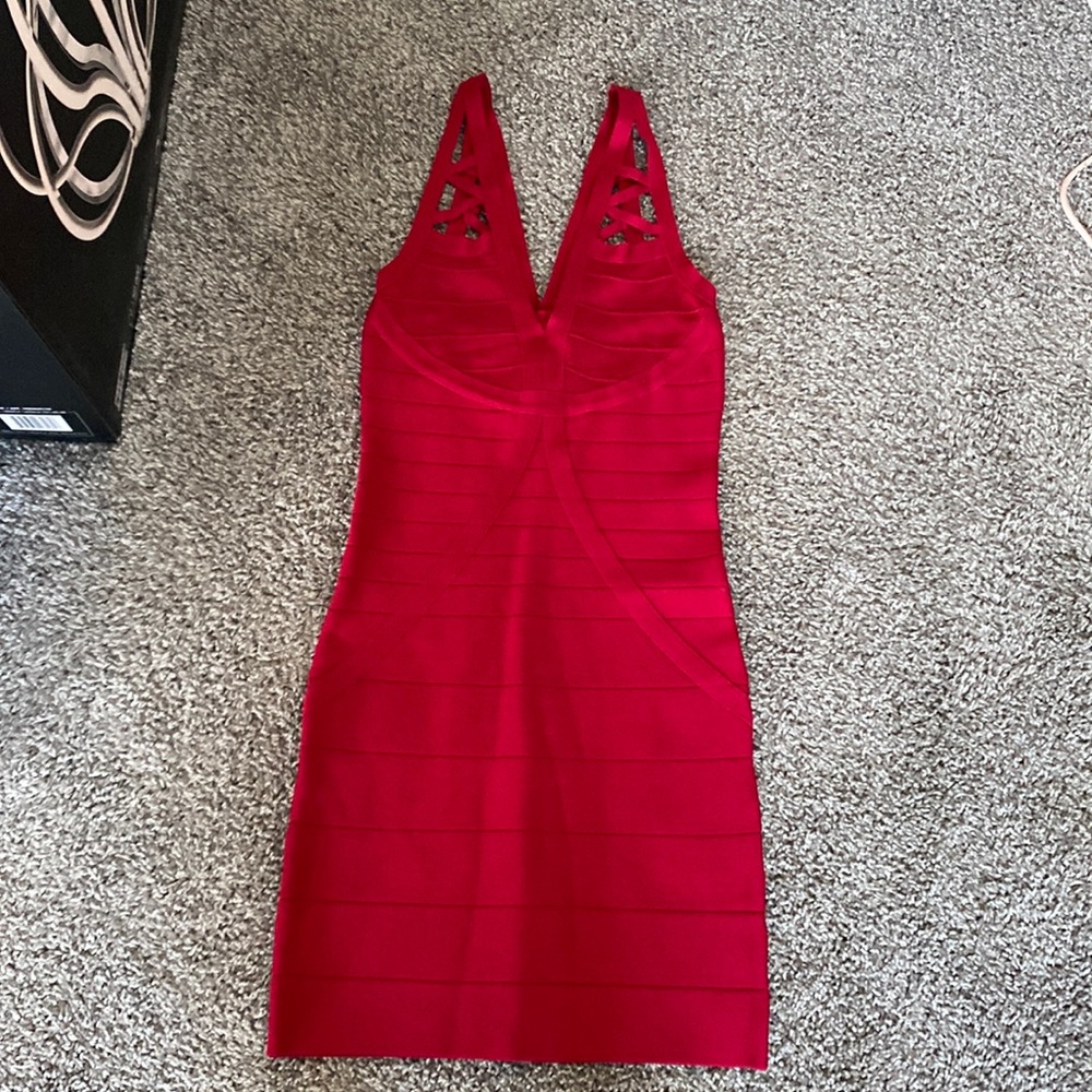 Red short dress from BeBe